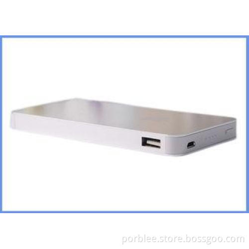 Ultra Thin Portable External Power Bank Battery Charger for